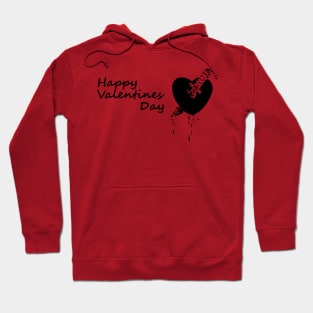 Singles Awareness Day Heart and Dagger Hoodie